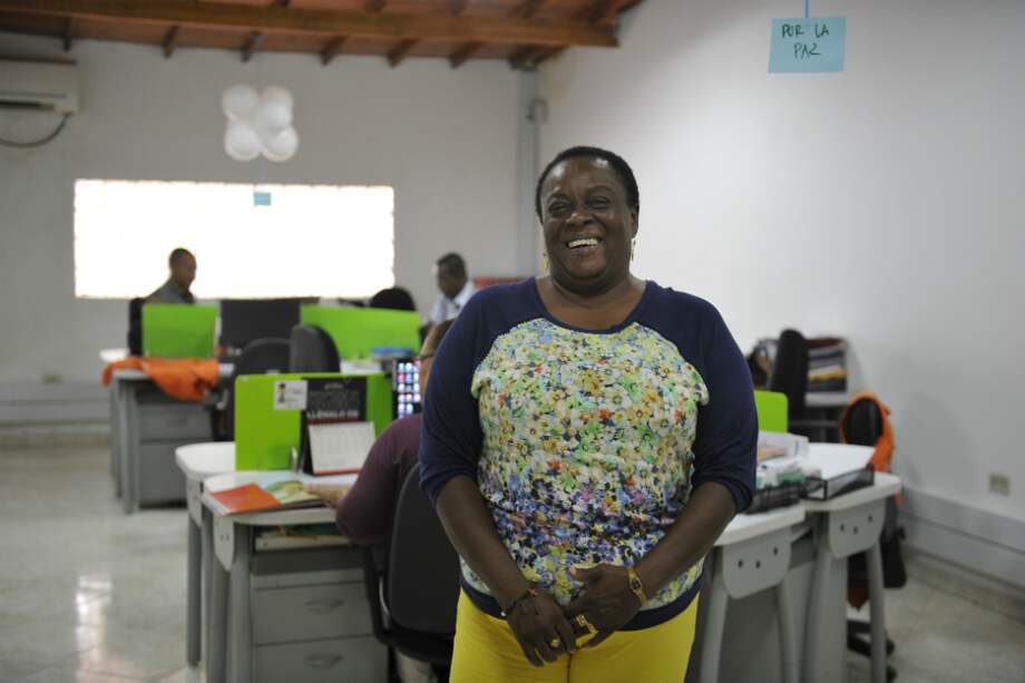 Betty Moreno lleva cuatro años a la cabeza de la dirección territorial de la Unidad de Víctimas en Quibdó. / Gustavo Torrijos