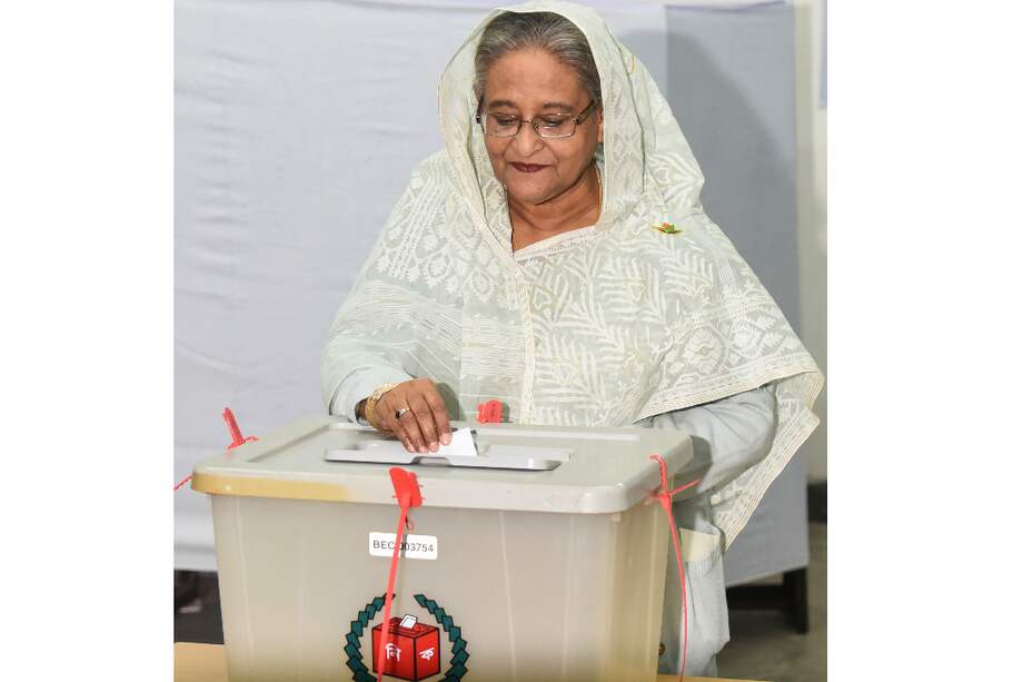 Sheikh Hasina. / AFP