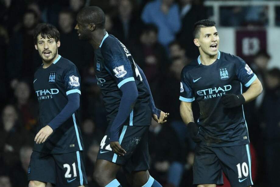Manchester City venció al Everton 3-1 y avanzó a la final de la Copa de la Liga. Foto: AFP