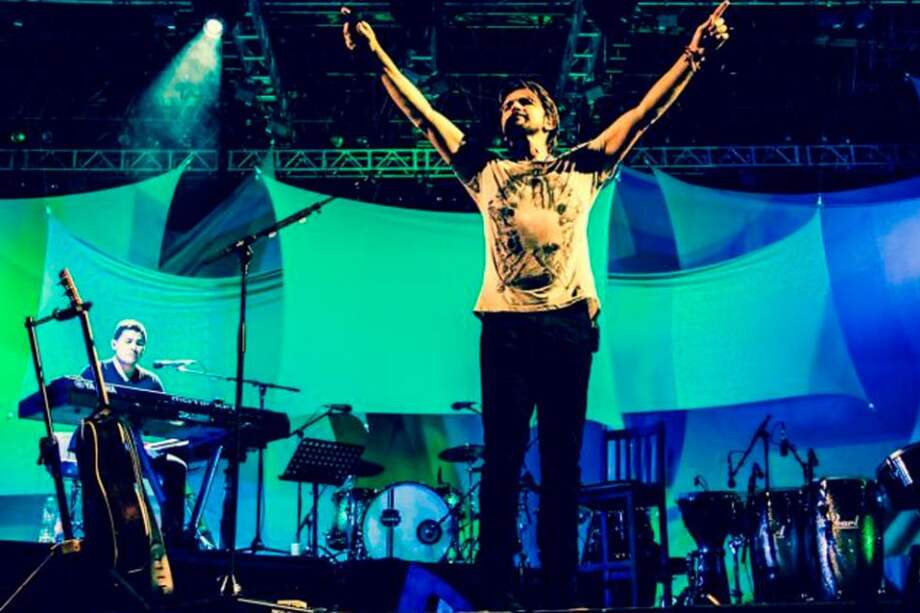 Juanes en el Unplugged Tour.