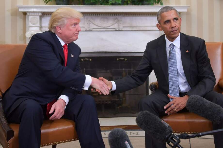 El presidente Barack Obama se reunió con el mandatario electo, Donald Trump, el 10 de noviembre en la Casa Blanca. / AFP