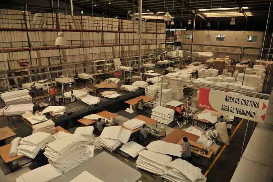 Fábrica de colchones. /Gustavo Torrijos