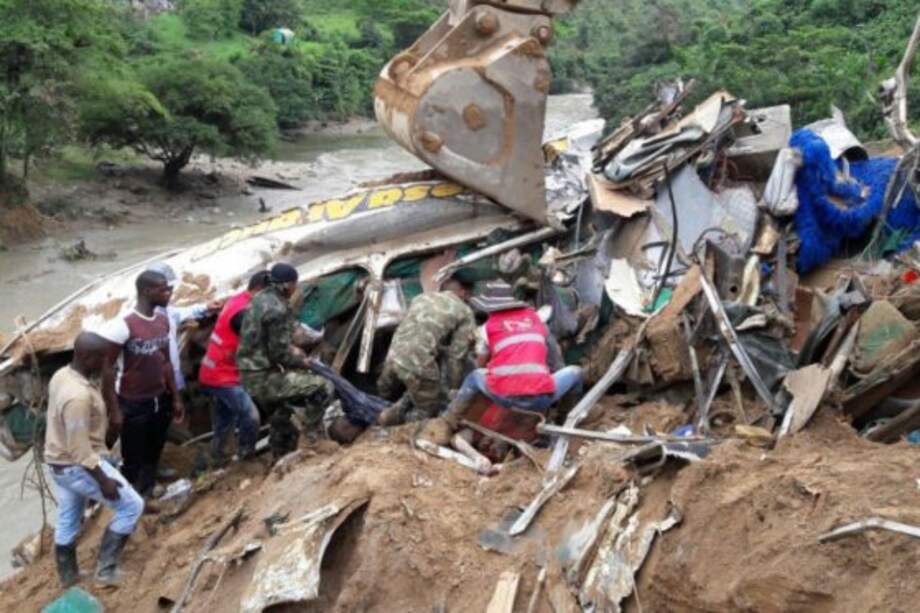 El accidente más grave se presentó en la vía que conduce de Chocó a Risaralda.
