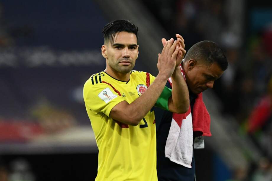 Falcao García anotó un gol ante Polonia, en la segunda fecha de la fase de grupos de este Mundial de Rusia 2018. / AFP