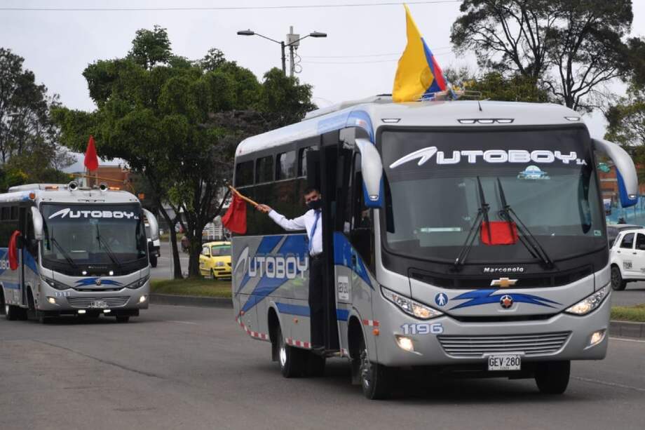 Protestas de transportadores.