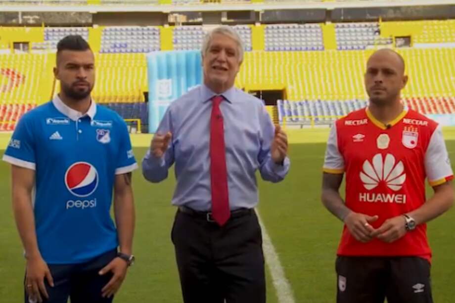 Futbolistas de Millonarios y Santa Fe invitan a hinchadas a vivir una final en paz