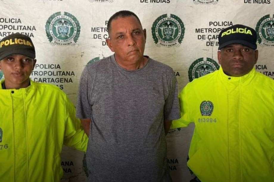 Ángel Romero el día de su captura.