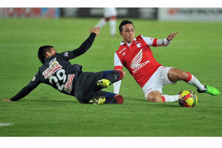 Luis Manuel Seijas, volante de Independiente Santa Fe./ Óscar Pérez - El Espectador