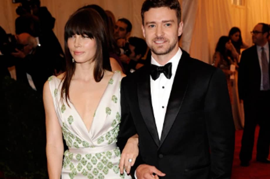 la actriz Jessica Biel y el cantante Justin Timberlake.