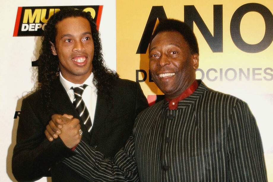 Ronaldinho y Pelé. / EFE