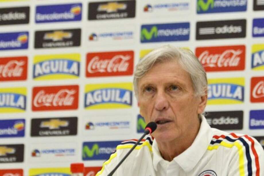 José Pékerman, técnico de la selección de Colombia. Foto: AFP
