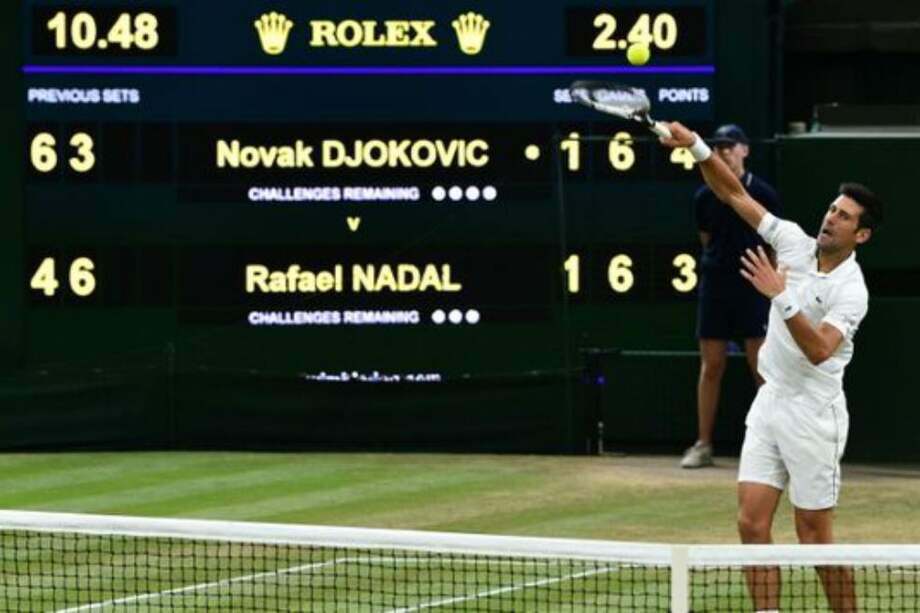 Novak Djokovic, último campeón del torneo de Wimbledon. / AFP