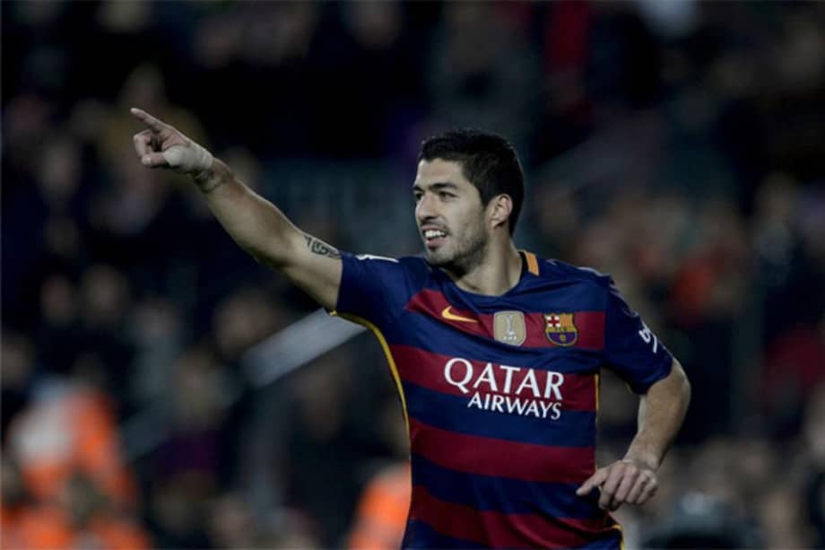 Luis Suárez acumula 68 goles en 86 encuentros con el equipo catalán. Foto: AFP