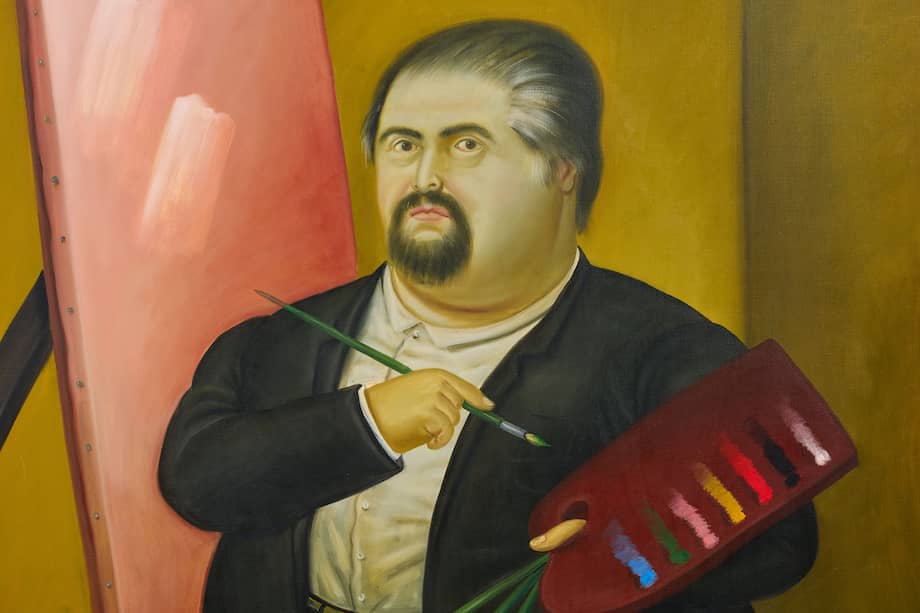 "Autorretrato" (1975) de Fernando Botero.
