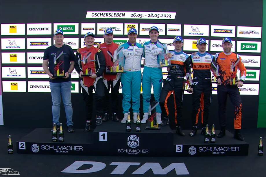 Esta es la segunda victoria de la temporada para el piloto colombiano Óscar Tunjo.