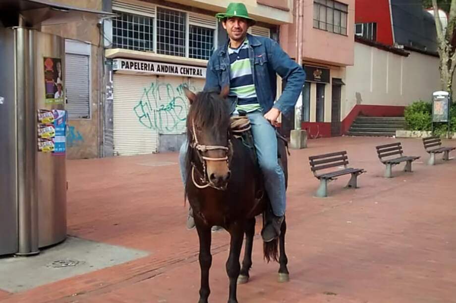 Manuel Espinosa, un domingo de descanso de la Universidad de Los Andes. / Archivo particular