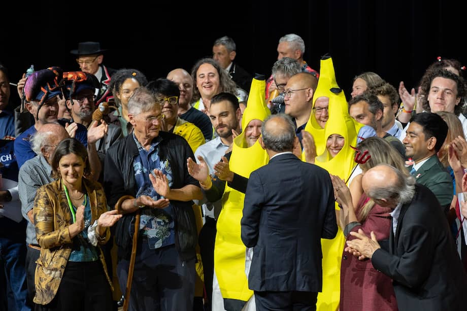 Ceremonia de entrega de los premios que, por primera vez en 36 años, se llevó a cabo por fuera de Estados Unidos.