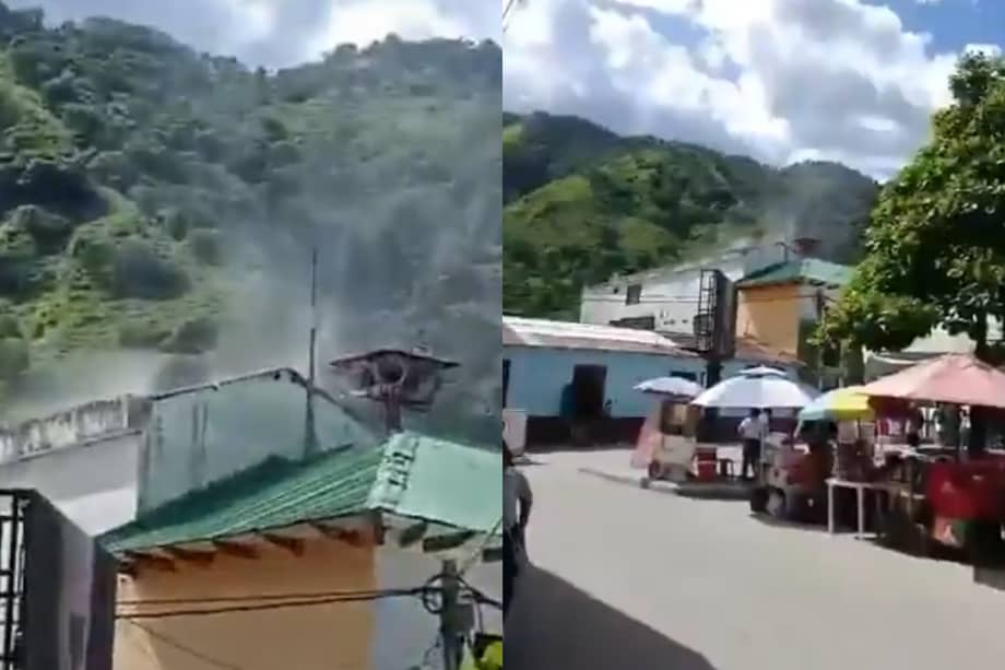La Alcaldía y la estación de Policía fueron señaladas como objetivos de la ofensiva registrada este domingo en el sur del Tolima.