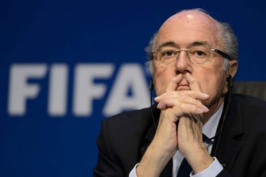 Joseph Blatter no asistió a la final del Mundial Femenino que se disputó en Canadá. Foto: AFP