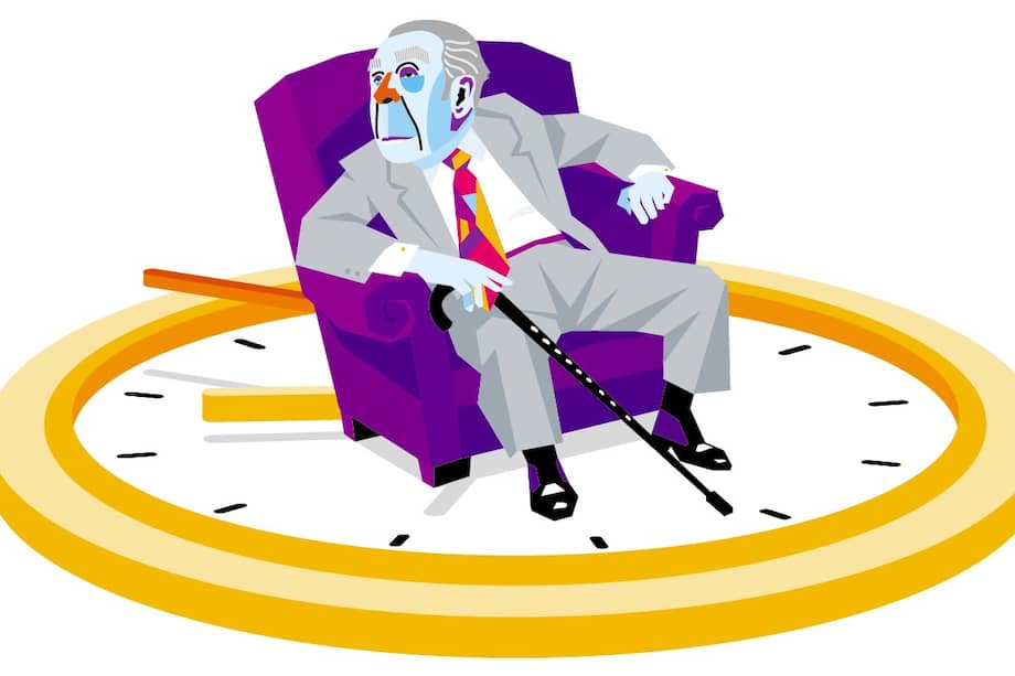 El tiempo fue una de las obsesiones literarias y filosóficas de Jorge Luis Borges.