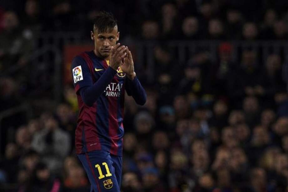 El brasileño Neymar, de 23 años de edad, llegó al Barcelona el 26 de mayo de 2013 proveniente del Santos. / AFP