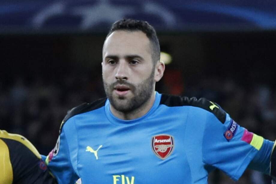 David Ospina no recibió goles ante el Basilea. / AFP