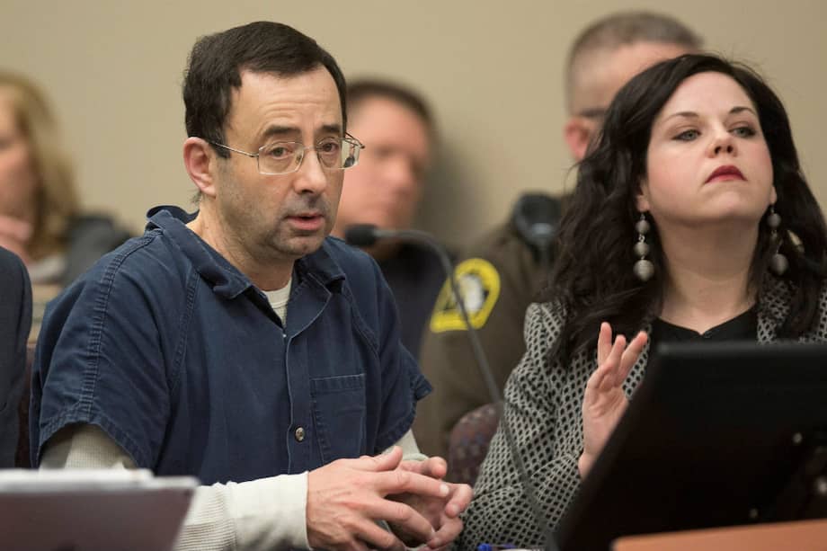 El exmédico Larry Nassar, condenado por abuso sexual a gimnastas de la selección de Estados Unidos. / AFP