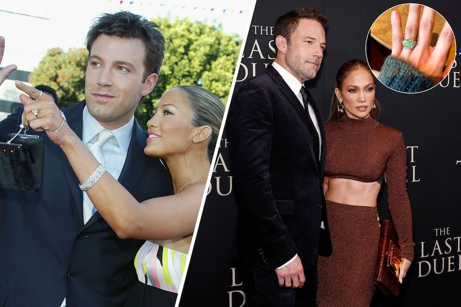 JLo y Ben Affleck.
