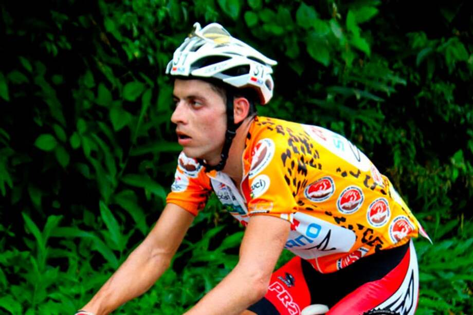 Óscar Sánchez, ciclista del equipo Shimano de Colombia.