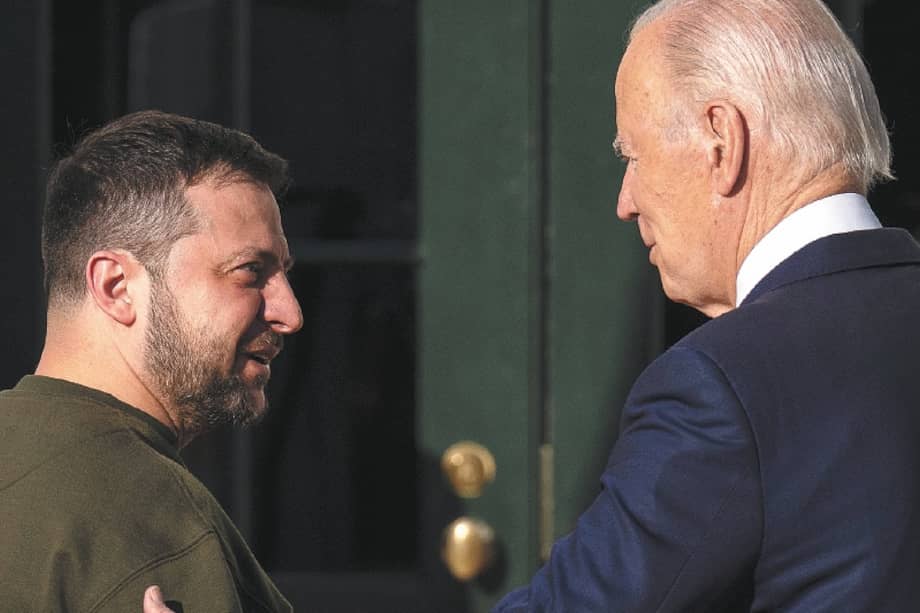 Volodimir Zelenski y Joe Biden, presidentes de Ucrania y Estados Unidos / Getty Images