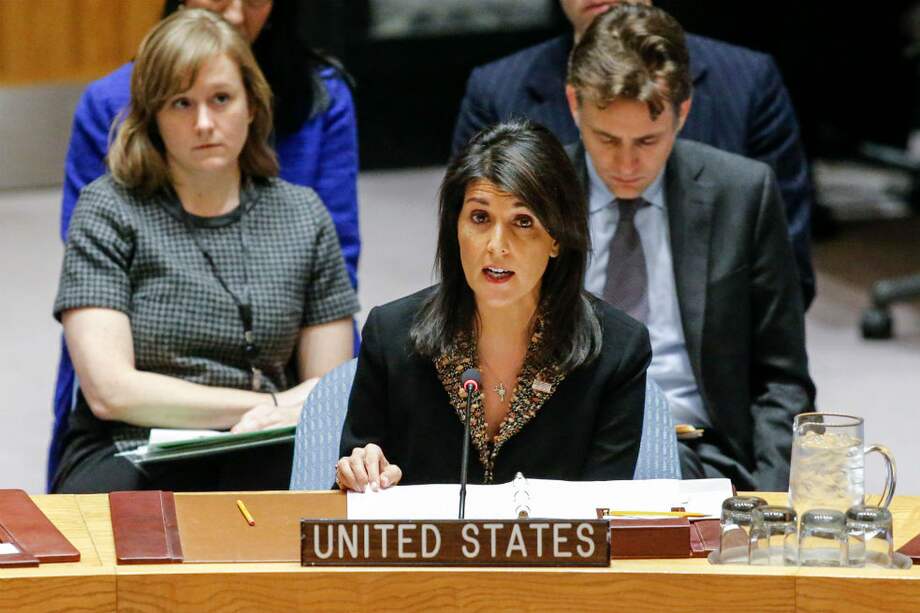 Nikki Haley, embajadora de EE.UU. ante la ONU. / AFP