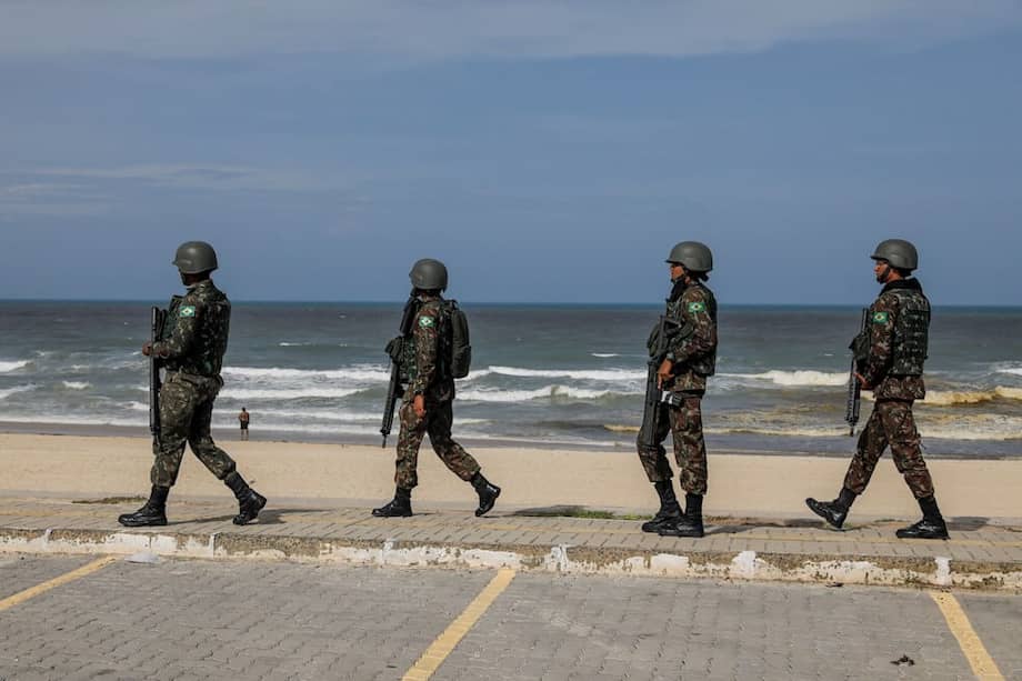 Efectivos del Ejército como de la Fuerza Nacional de Seguridad, un cuerpo de élite, fue enviado a Ceará por huelga de policías. / EFE