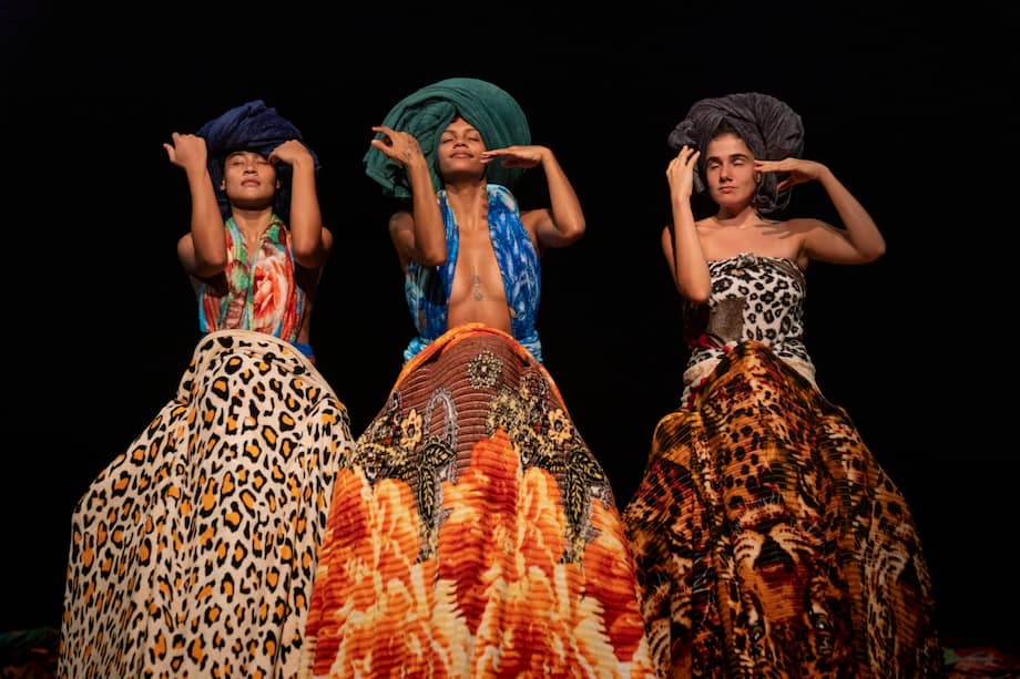 "Encantado" es una de las obras destacadas de este último fin de semana del FIAV, dirigida por la aclamada artista brasileña Lia Rodrigues.