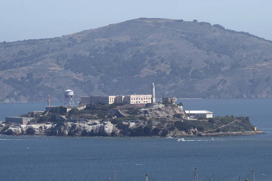 La prisión de Alcatraz en San Francisco, California (EE.UU.).