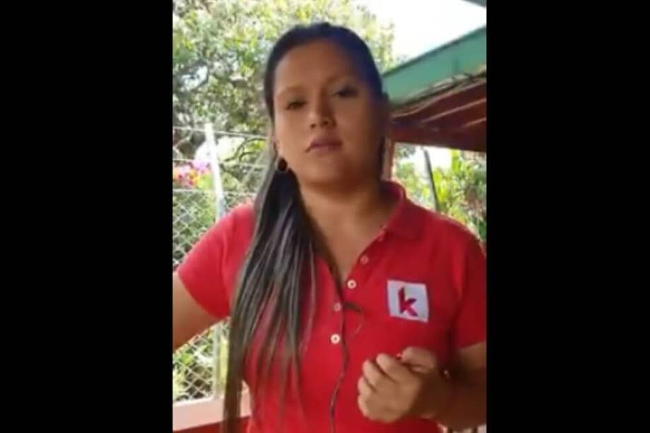 Karina García murió junto con otras cinco personas que fueron masacradas mientras se desplazaban por un corregimiento de Suárez, Cauca. / Tomado de redes sociales