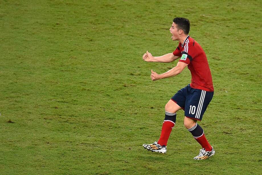 James Rodríguez dejó Brasil 2014 siendo el goleador, con seis anotaciones. / AFP