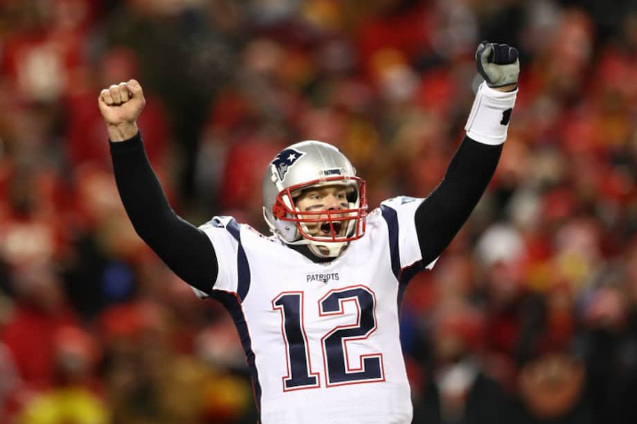 Tom Brady, mariscal de campo y figura de los New England Patriots. / AFP