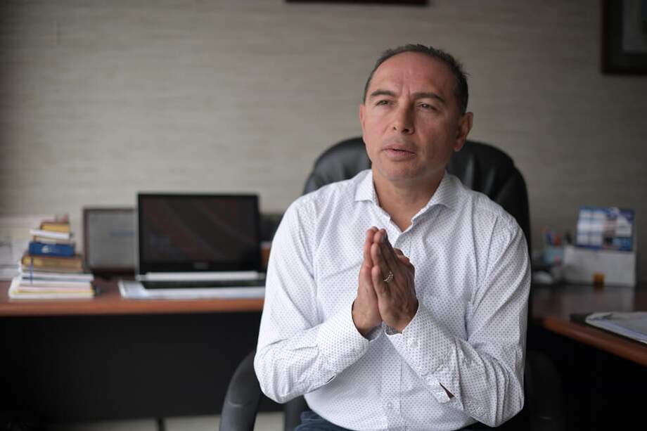 Miguel Ángel Díaz, presidente de la Confederación Nacional de Empresas de Vigilancia. / Mauricio Alvarado - El Espectador