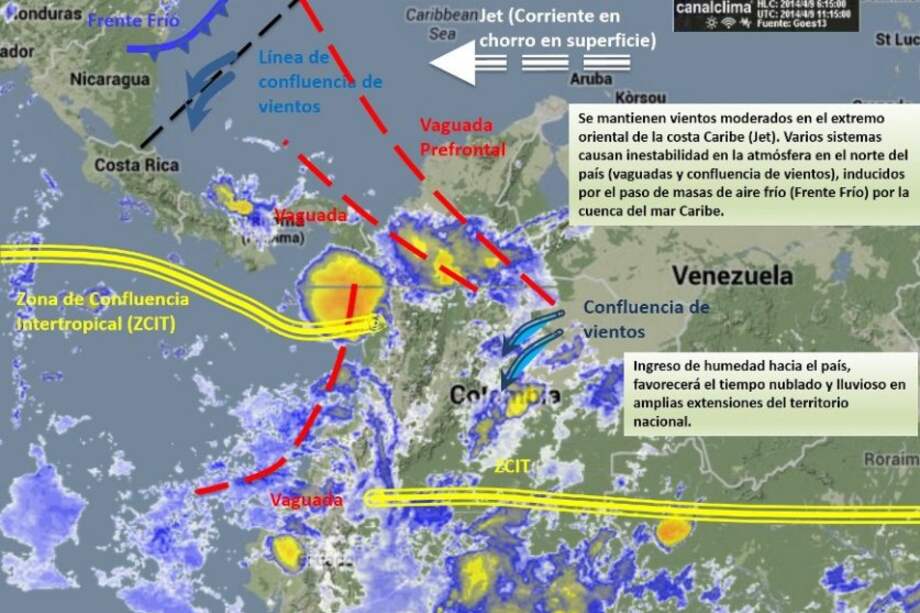 Pronóstico del clima para este 9 de abril