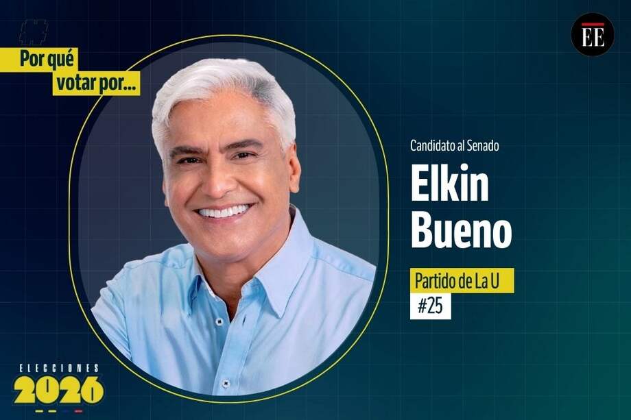 Elkin Bueno, candidato al Senado.