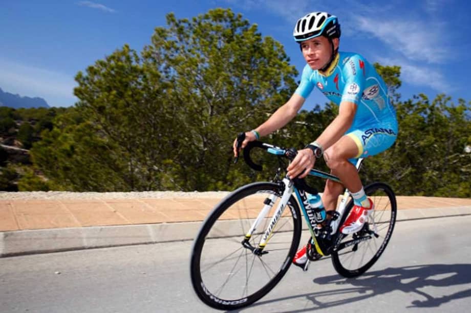Miguel Ángel López, ciclista colombiano del Astana. / Archivo