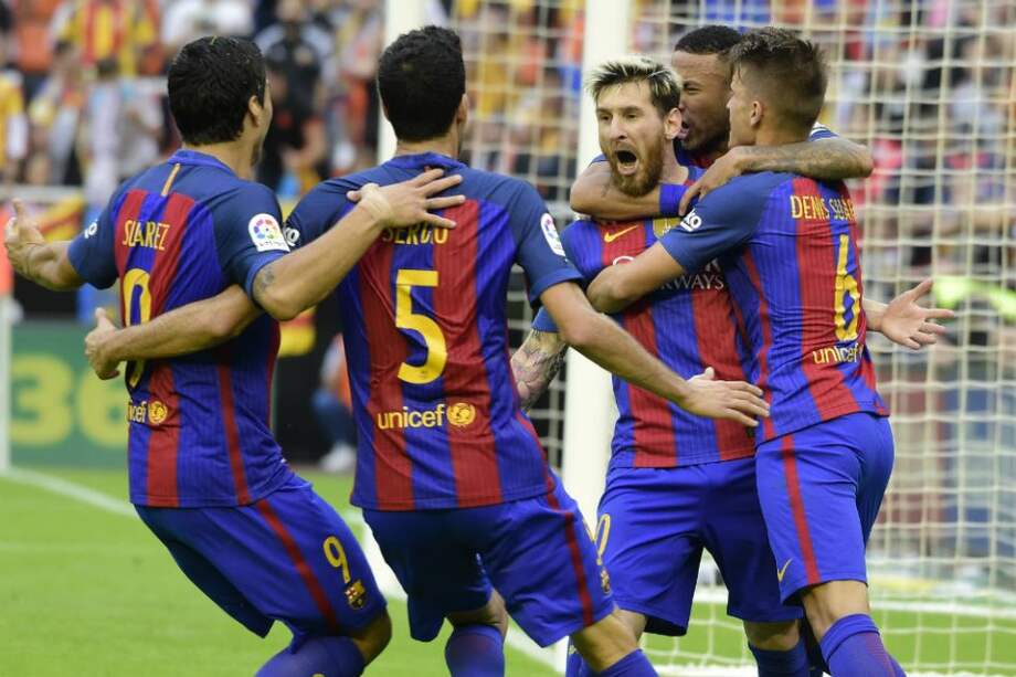 Con este triunfo, Barcelona suma 19 puntos. Foto: AFP