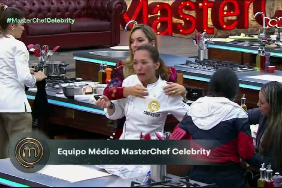 Carolina Acevedo se hizo una profunda herida con un elemento de la cocina