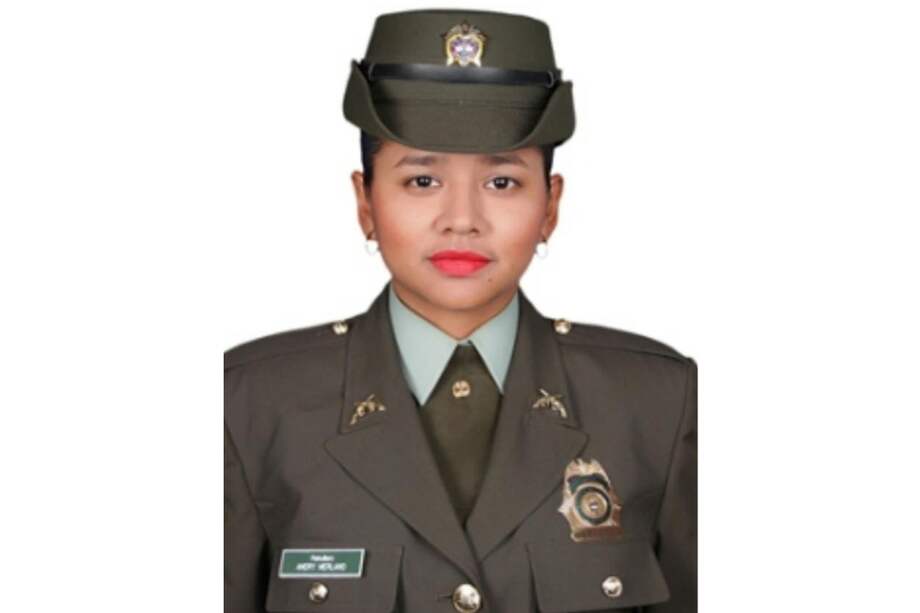 Andry Vanessa Merlano Amaya fue la patrullera asesinada durante la noche de 22 de junio en Santa Fe de Antioquia.