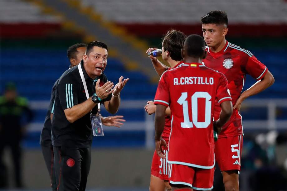 Héctor Cárdenas, seleccionador sub-20 de Colombia.