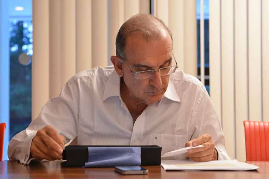 Humberto de la Calle, jefe de la delegación del Gobierno , el día antes de presentar los acuerdos del miércoles / Omar Nieto