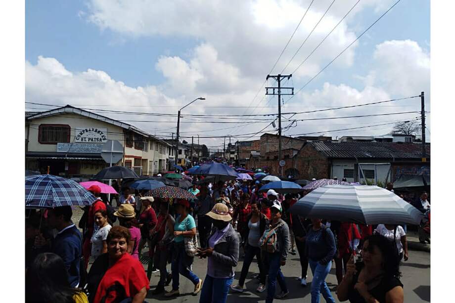 En este momento, la vía Panamericana, ubicada al sur de Popayán, permanece bloqueada por manifestantes. / Cortesía Anuc
