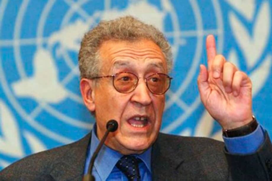 Lakhdar Brahimi, mediador internacional para Siria. Foto: AFP