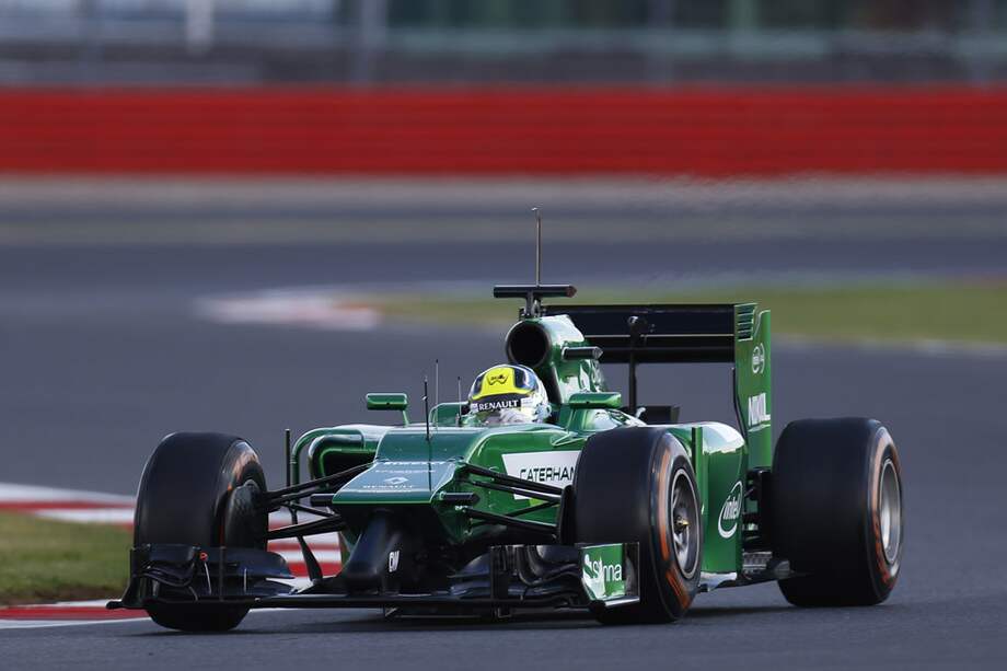 Ómar Julián Leal giró más de 300 kilómetros en el circuito de Silverstone. Su primera experiencia en un Fórmula 1.