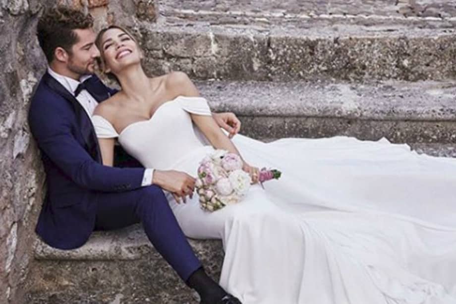 Imagen con la que David Bisbal y Rosanna Zanetti anunciaron públicamente su boda en Instagram. / Cortesía